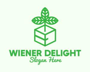 Green Plant Box logo design