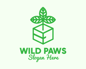 Green Plant Box logo design