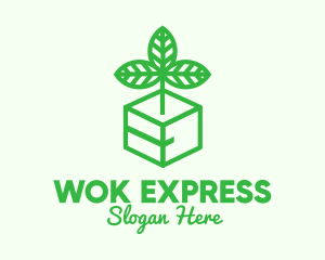 Green Plant Box logo design