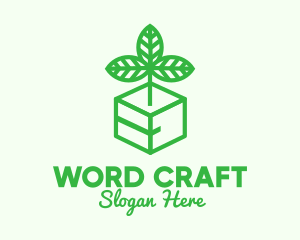 Green Plant Box logo design