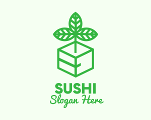 Green Plant Box logo design