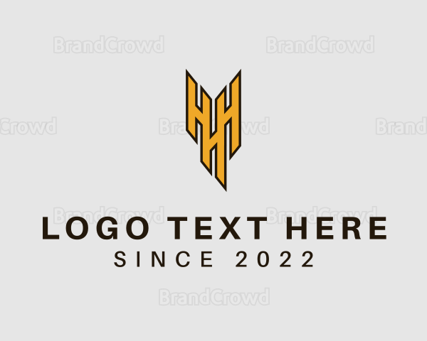 Modern Business Letter H Logo