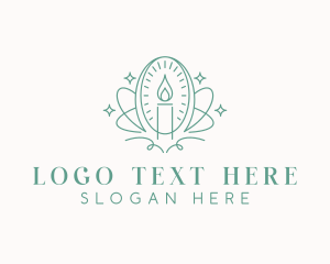 Shining - Scented Candlelight Decor logo design