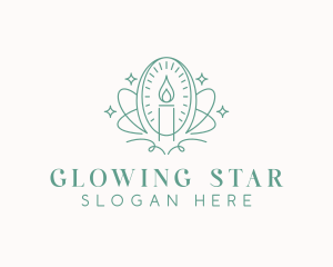 Shining - Scented Candlelight Decor logo design