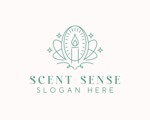 Scented Candlelight Decor logo design