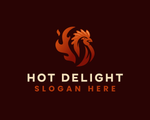 Hot Grill Chicken logo design