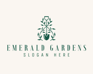 Plant Shovel Landscaping logo design