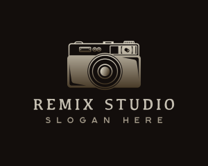 Retro Camera Studio logo design