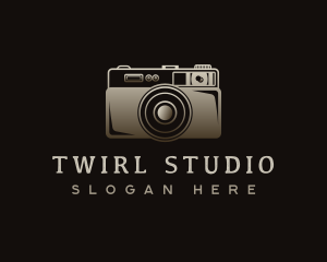 Retro Camera Studio logo design