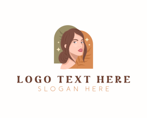 Lady - Woman Beauty Face logo design