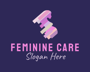 Gynecology - Colorful Pregnant Woman logo design