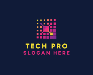 Technology - Technology Pixel Network logo design