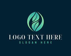 Flora - Vegan Leaf Organic logo design