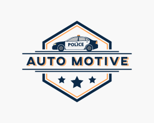 Vehicle - Police Car Vehicle logo design