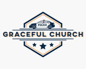 Car - Police Car Vehicle logo design