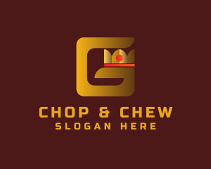 Kingdom - Letter G Gold Crown logo design