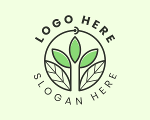 Ecology Leaf Plantation  Logo