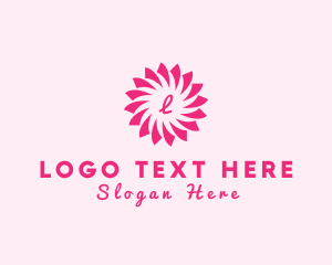 Lipstick - Feminine Flower Cosmetics Boutique logo design