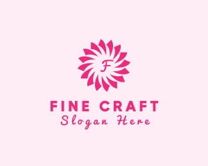 Feminine Flower Cosmetics Boutique  logo design