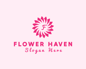 Feminine Flower Cosmetics Boutique  logo design