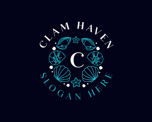Clam - Sea Shell Jewelry logo design