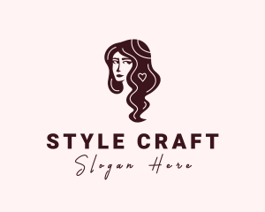 Beautiful Woman Hair logo design