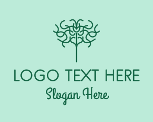 Organic Herbal Tree Logo