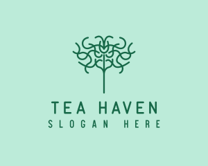 Organic Herbal Tree logo design