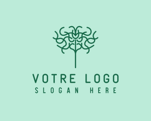 Organic - Organic Herbal Tree logo design