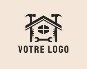 Construction - Hammer Wrench Home Builder logo design