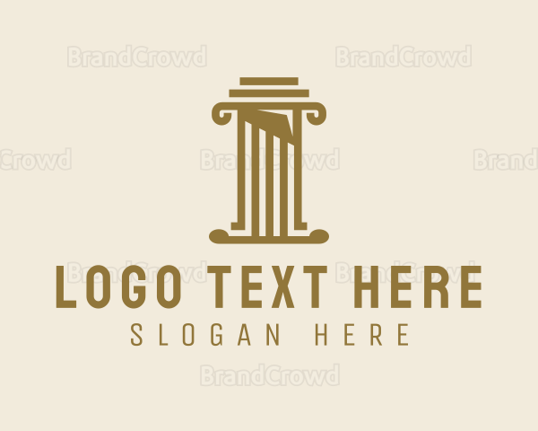 Simple Architecture Pillar Logo