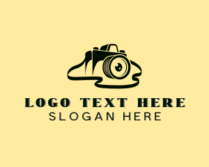 Photo - Vlogger Camera Photography logo design
