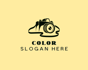 Vlogger Camera Photography logo design