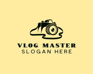 Vlogger - Vlogger Camera Photography logo design