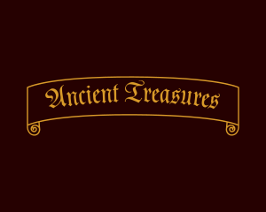 Ancient Antique Scroll logo design