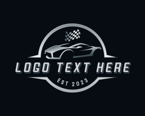 Transportation - Racing Car Garage logo design