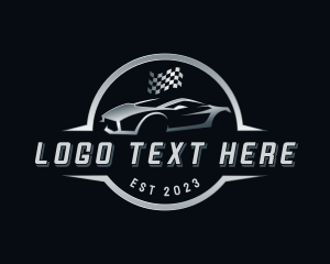 Coupe - Racing Car Garage logo design