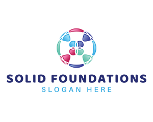 Teamwork - Foundation Group Team logo design