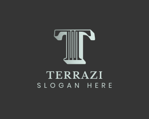 Luxury Elegant  Letter T logo design