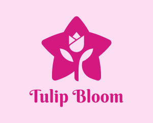 Tulip - Tulip Flower Star logo design
