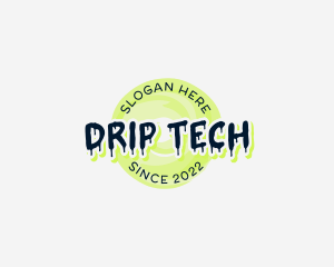 Dripping - Dripping Graffiti Mural logo design