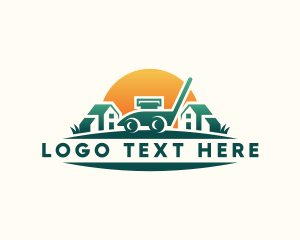 Maintenance - House Lawn Mower Maintenance logo design