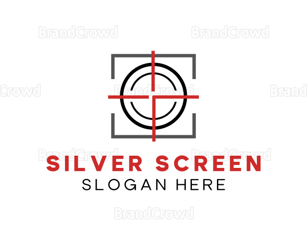 Target Shooting Crosshair Logo