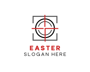 Trigger - Target Shooting Crosshair logo design