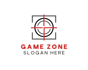 Target Shooting Crosshair logo design