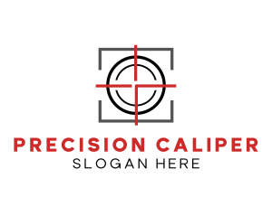 Target Shooting Crosshair logo design