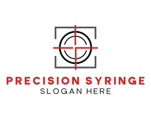 Target Shooting Crosshair logo design