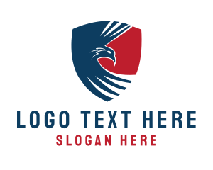 Shield - Eagle Aviation Shield logo design