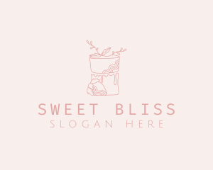 Floral Cake Patisserie logo design