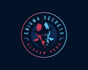 Mysterious - Detective Inspector Gentleman logo design